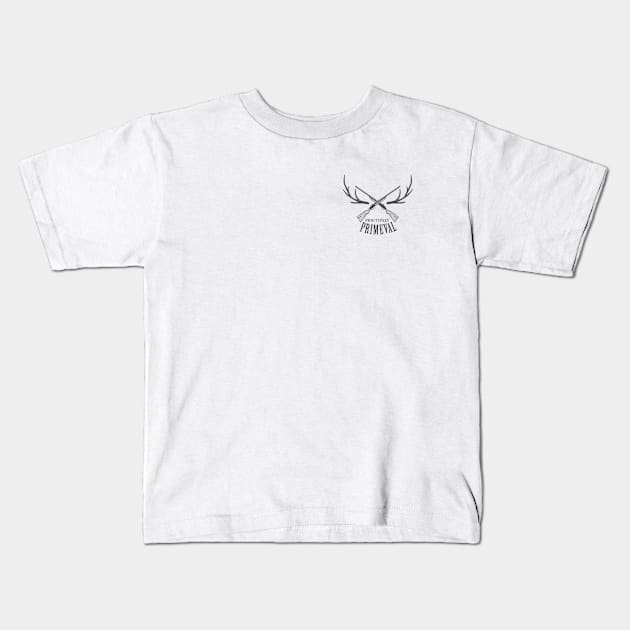 Positively Primeval - badge size for light-colored shirts Kids T-Shirt by 5571 designs